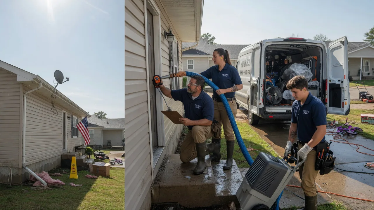 Ceiling Water Damage Restoration in Graff, MO near me